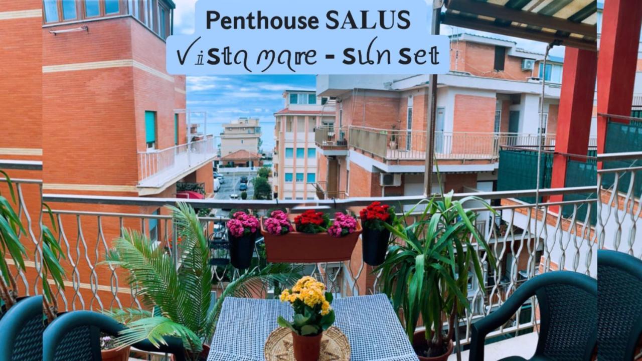 דירות לידו די אוסטיה Penthouse Salus Sea View Terrace מראה חיצוני תמונה